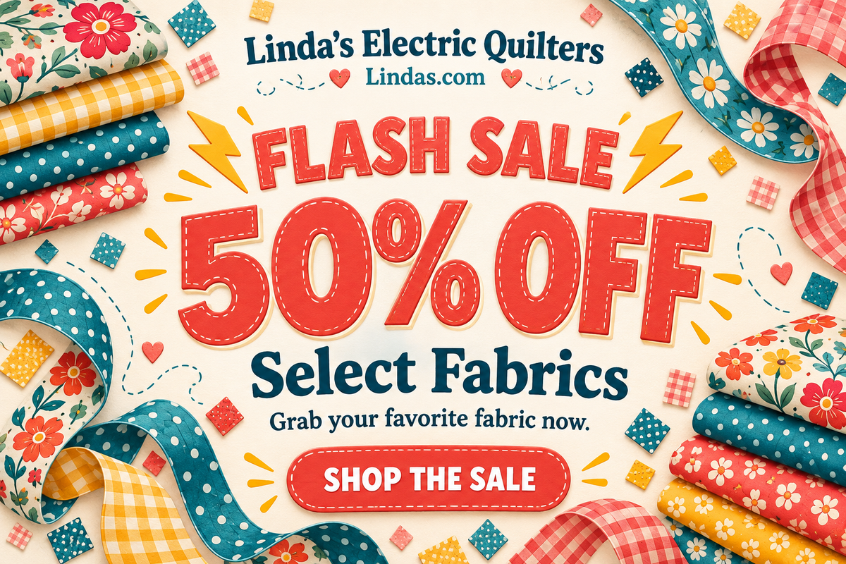 Uploaded image atomato-Lindas-Electric-Quilters-50-Off-Flash-Sale.png
