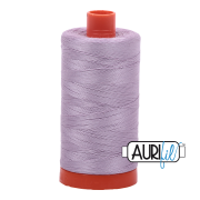 Aurifil 50wt Mako cotton thread lilac 2562 spool