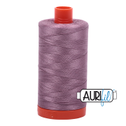 Aurifil 50wt Mako cotton thread wisteria 2566 spool