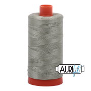 Aurifil 50wt Mako cotton thread light laurel green 2902 spool