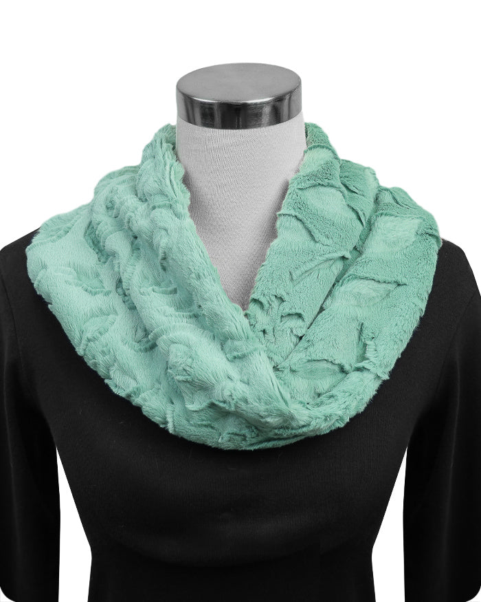 Poppy Juniper Infinity Scarf 19"X 36" Kit