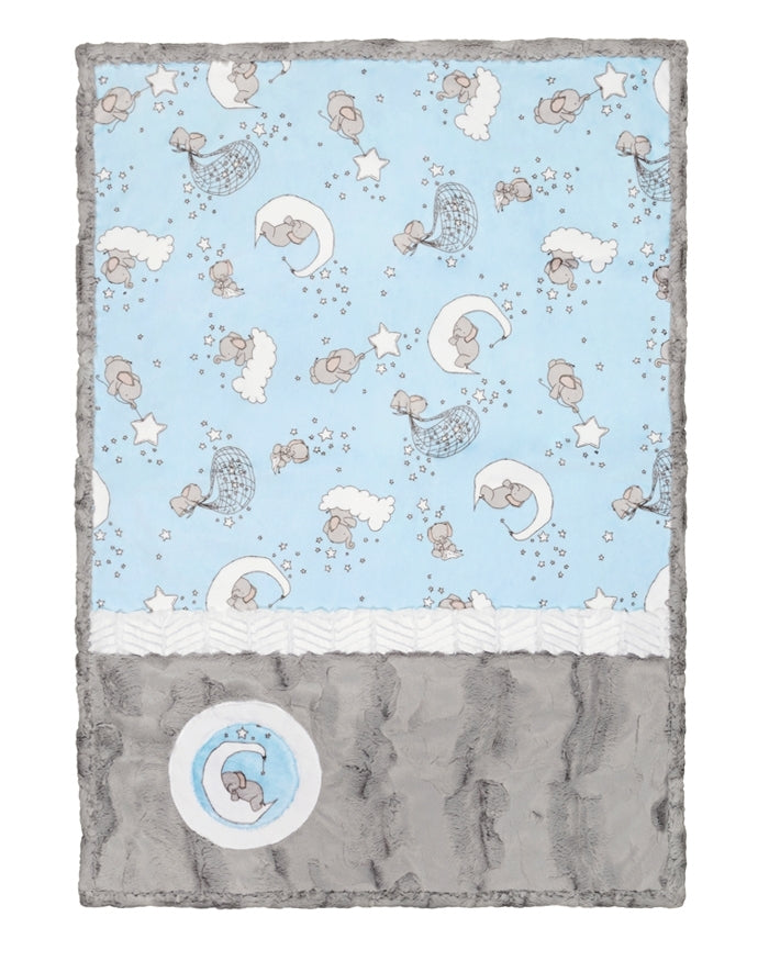 Lucky Star Blue Lullaby Cuddle Kit 28"X41"
