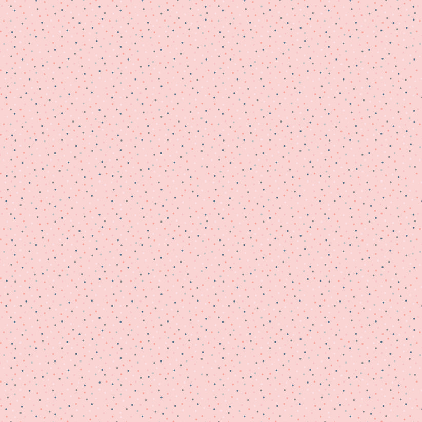 Light Pink Strawberry Lemonade Cotton 44"/45" Fabric Per Yard - Linda's Electric Quilters