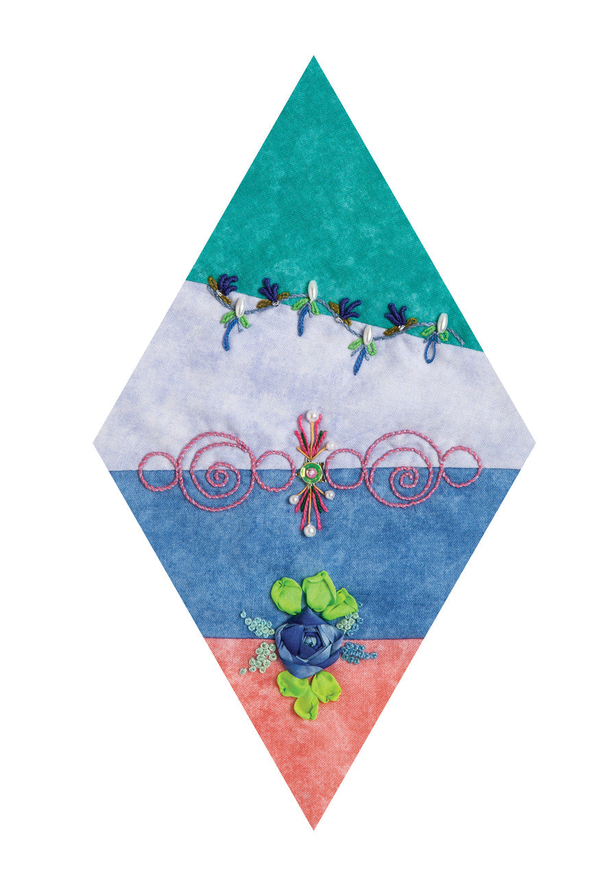 Crazy Quilting Dazzling Diamonds