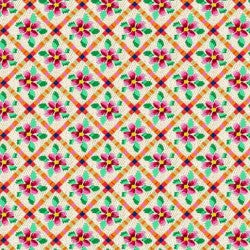 Urban Charm Cream Cotton 44"/45" Fabric Per Yard