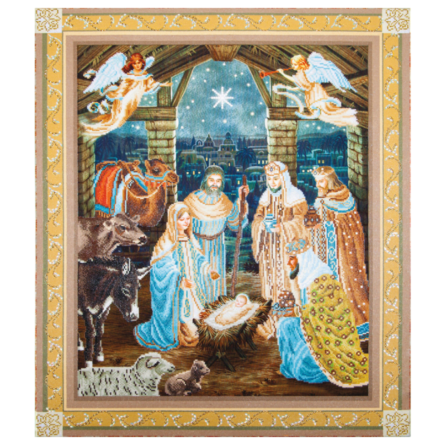 Diamond Dotz Nativity Scene - 33.5" x 39.4"