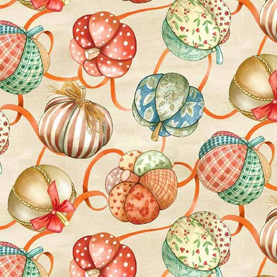 PUMPKIN PATCHWORKS 44"/45" Cotton Fabric Per Yard