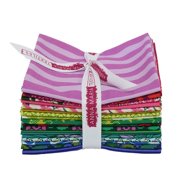 Cheery Colorway No. 4 Fat Quarters Bundle by Anna Maria Parry for Northcott