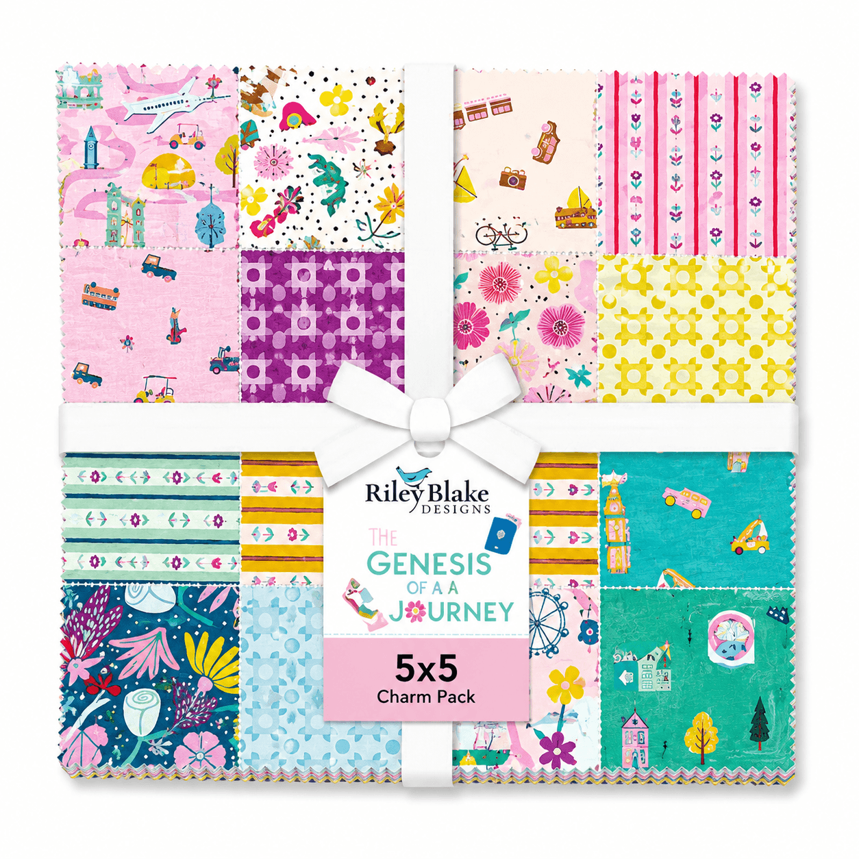 The Genesis of a Journey by Riley Blake - 5x5 Charm Pack (42 Cuts)