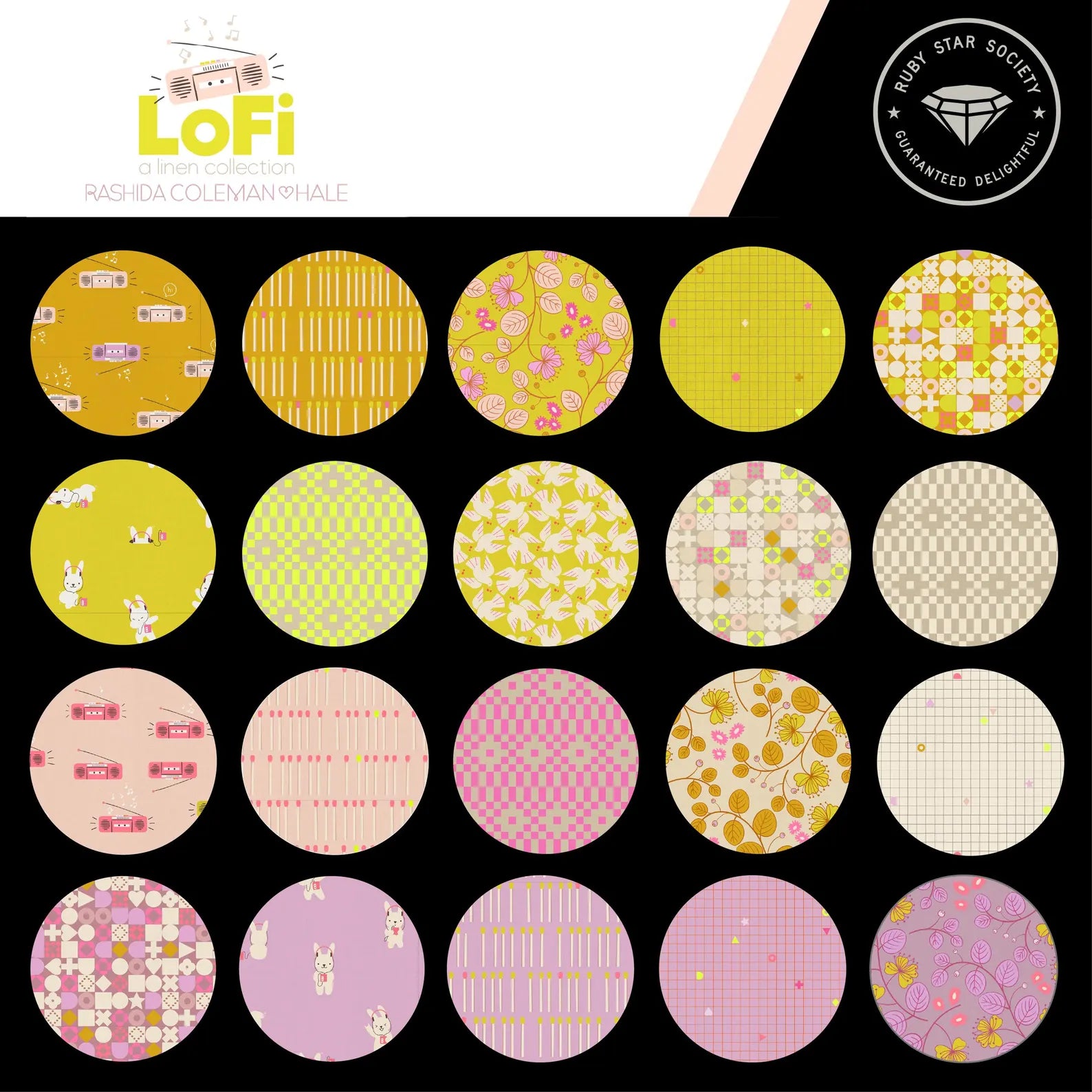 Lofi Linens Charm Pack