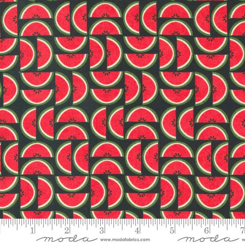Fruit Loop Black Currant Candied Fruit Cotton 44"/45" Fabric Per Yard
