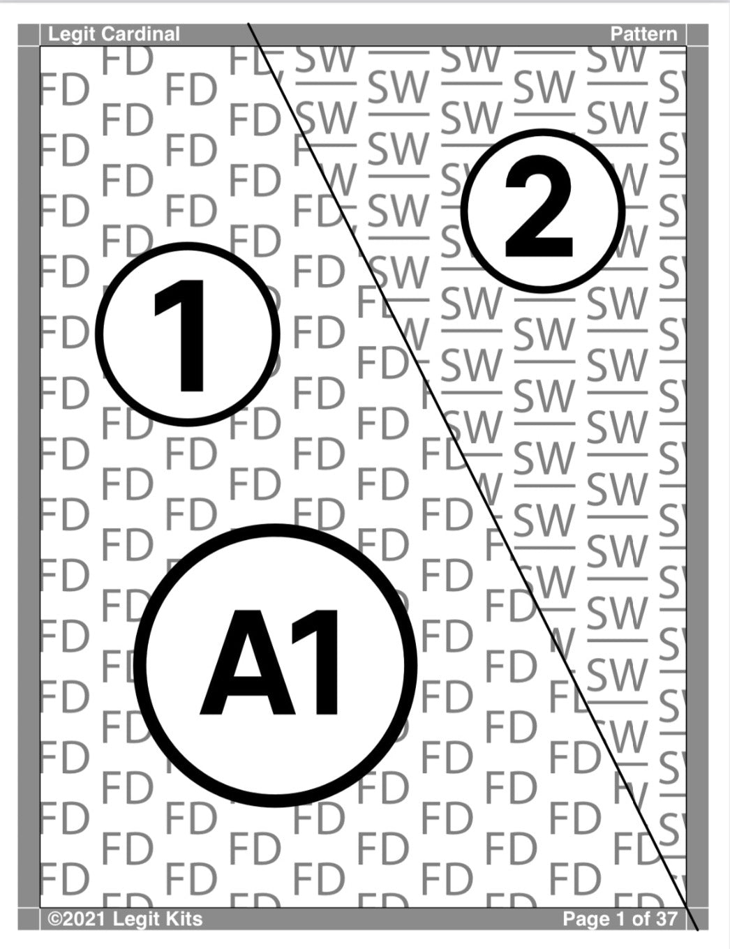 Legit Cardinal Quilt Kit