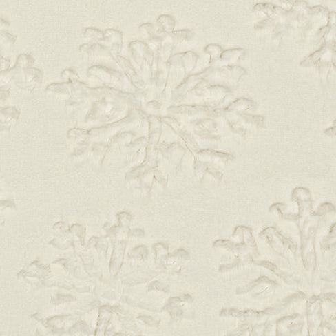 Natural Luxe Cuddle Snowflake 58/60" Fabric Per Yard