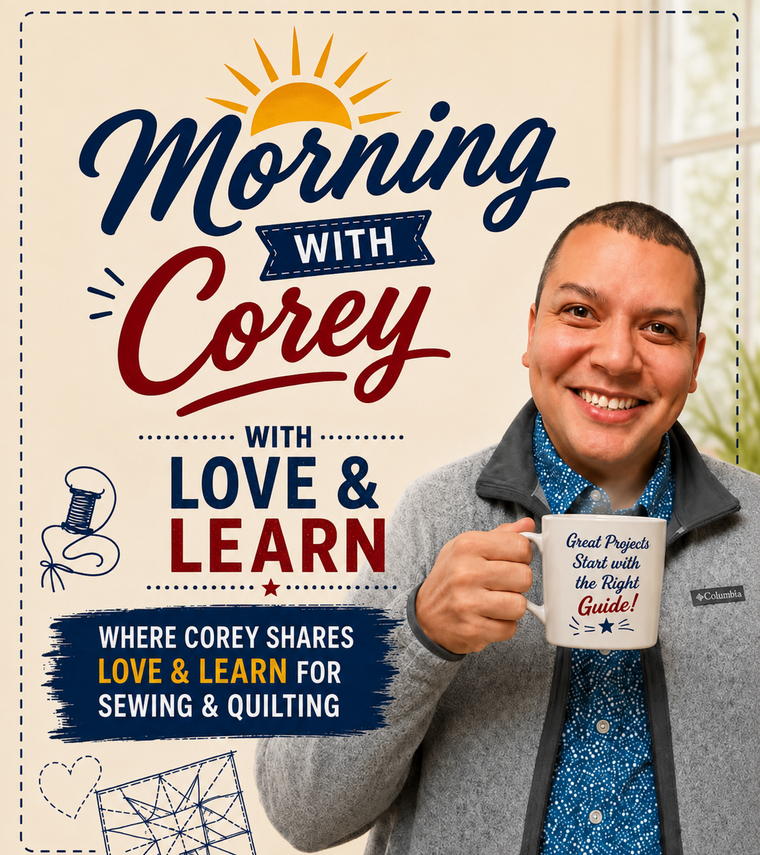 Learn and Love — quilting tips from Corey at Linda's Electric Quilters