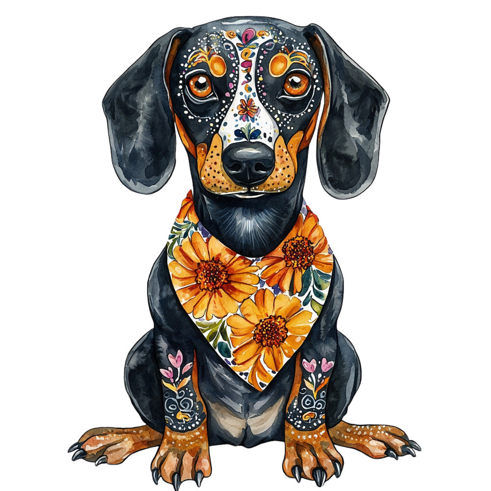 Pets de Los Muertos Fabric Panel 17