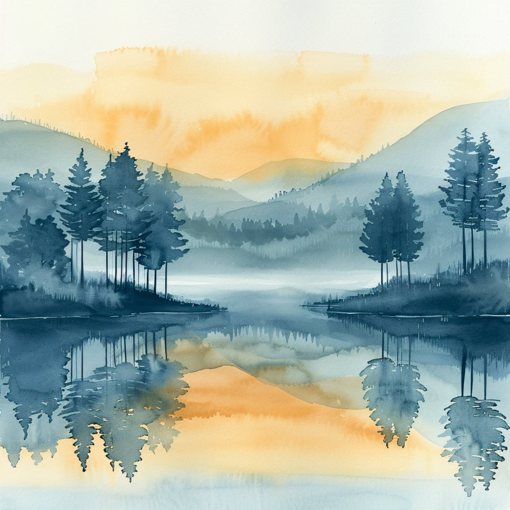 Japandi Art Nature Fabric Panel 3