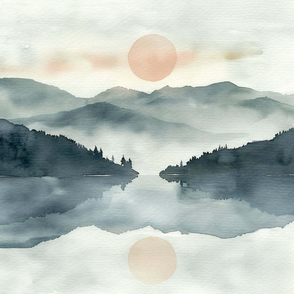Japandi Art Nature Fabric Panel 11
