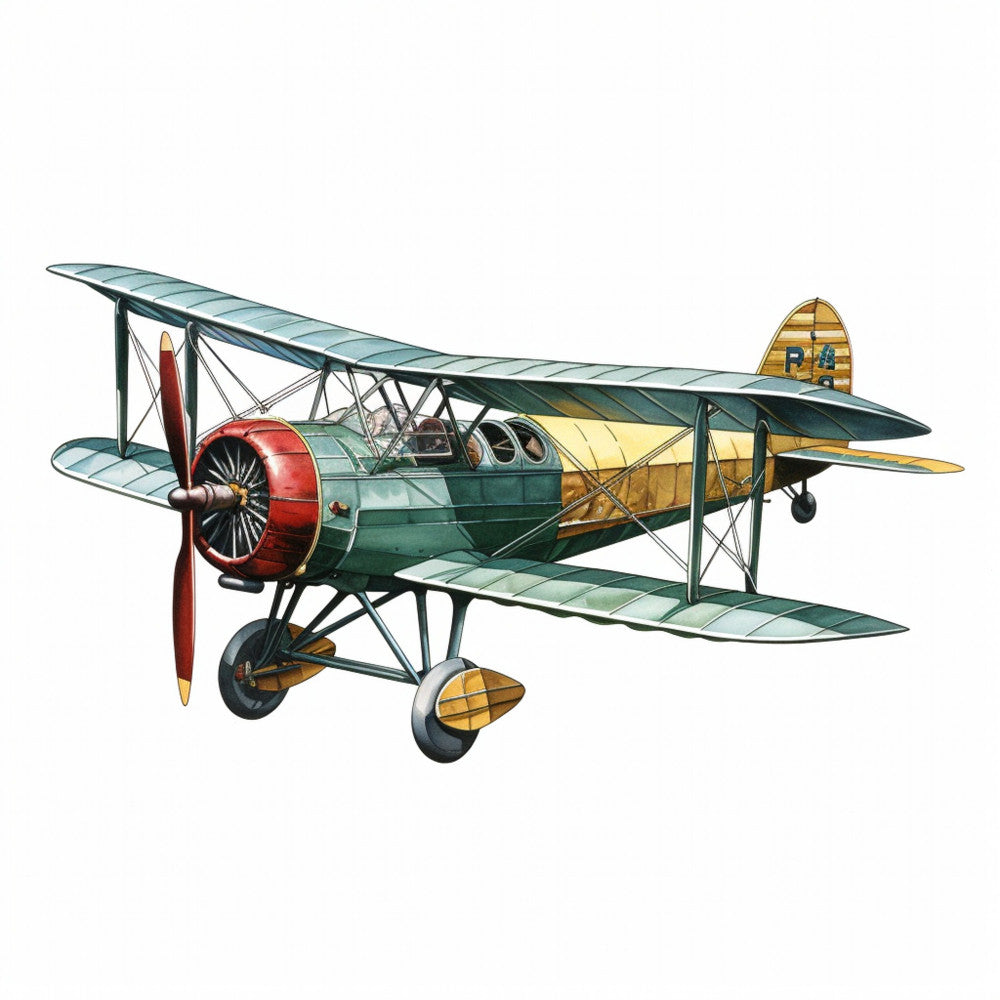 Wright Biplane Fabric Panel 12