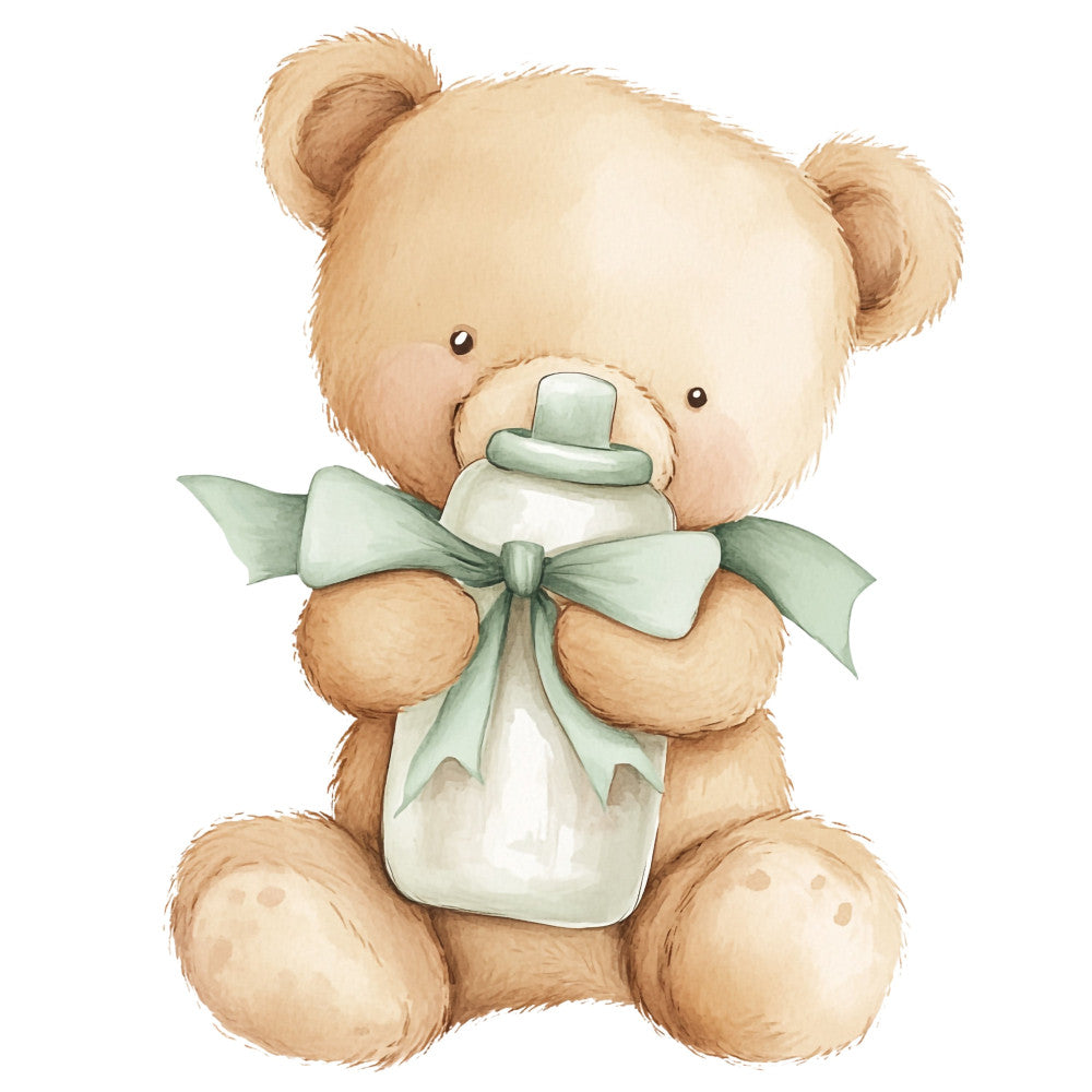 Nursery Teddy Bear Fabric Panel 9