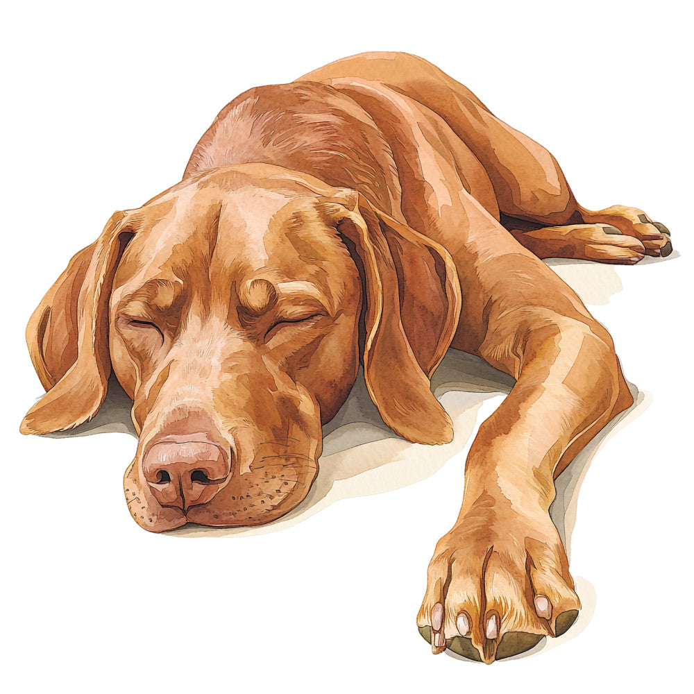 Watercolor Vizslas Fabric Panel 21