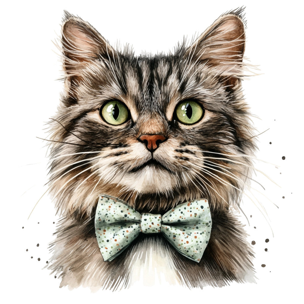 Quirky Cat Fabric Panel 27