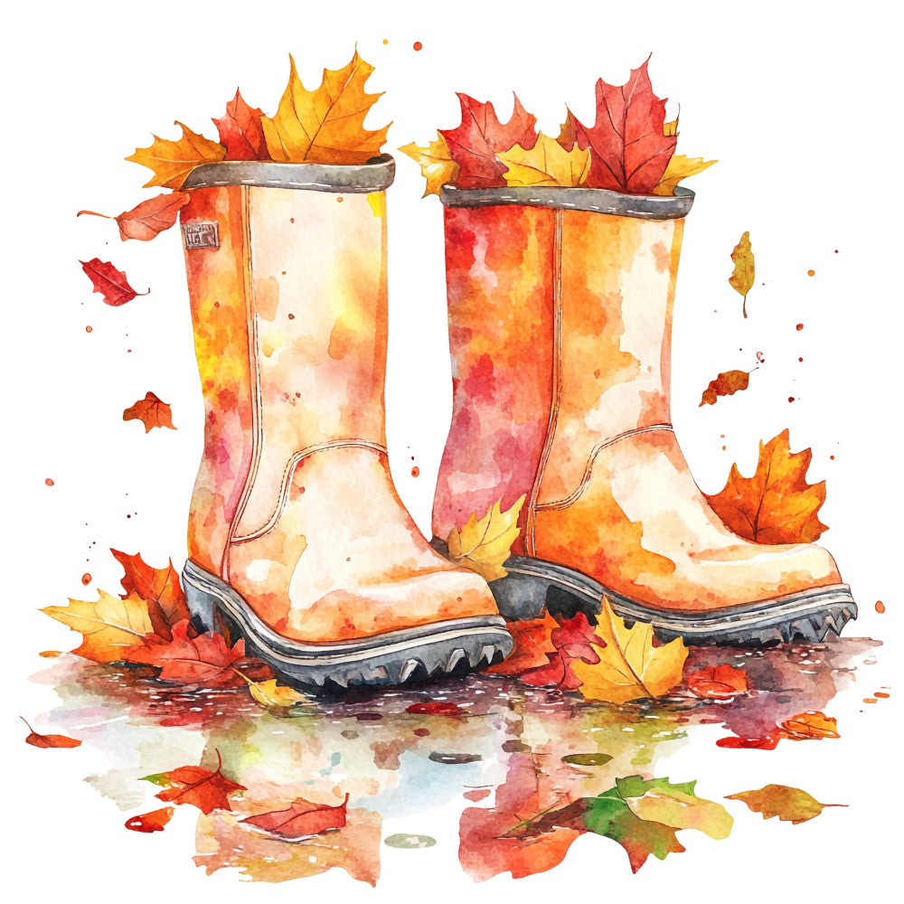 Rainy October Fabric Panel 19