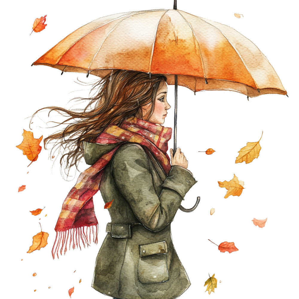 Rainy October Fabric Panel 17
