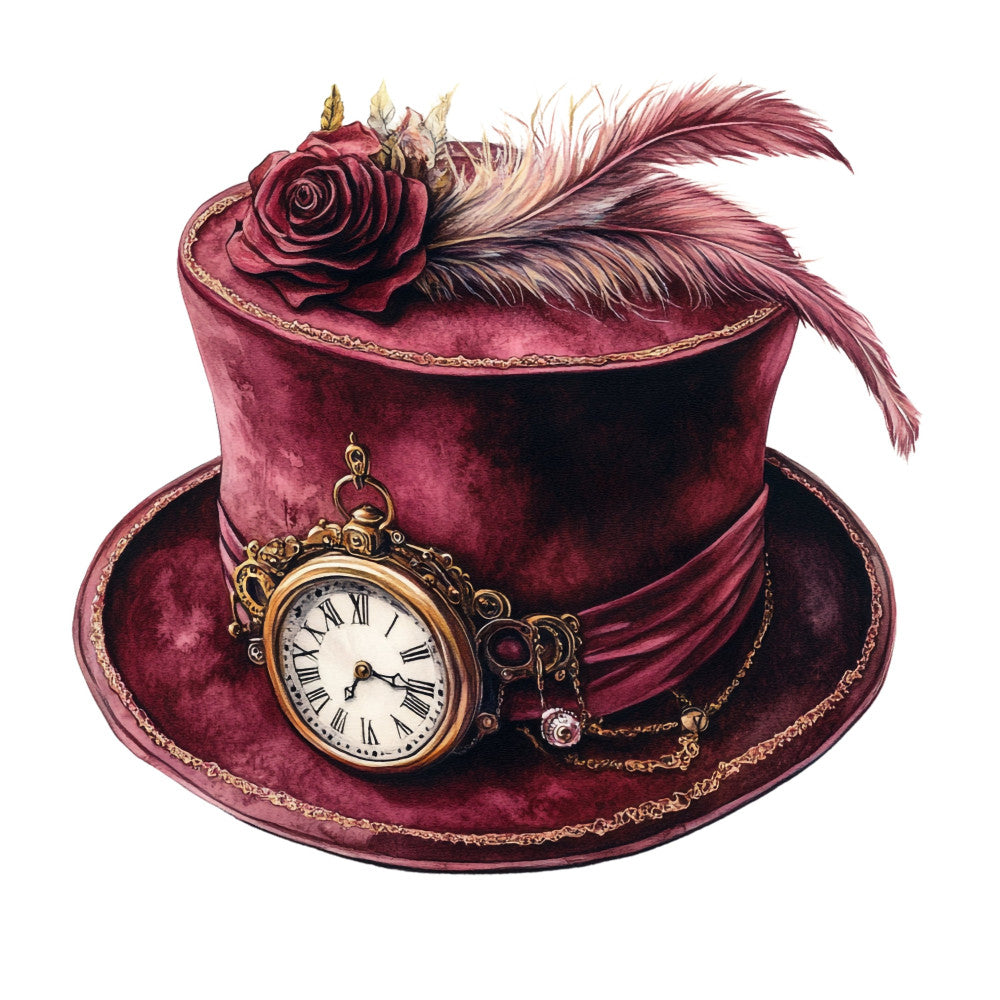 Victorian Steampunk Fabric Panel 6