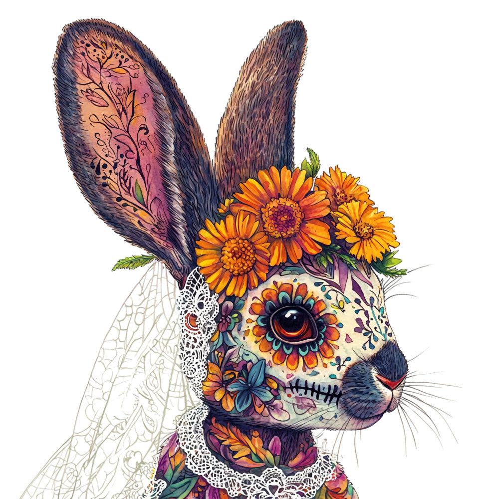 Pets de Los Muertos Fabric Panel 7