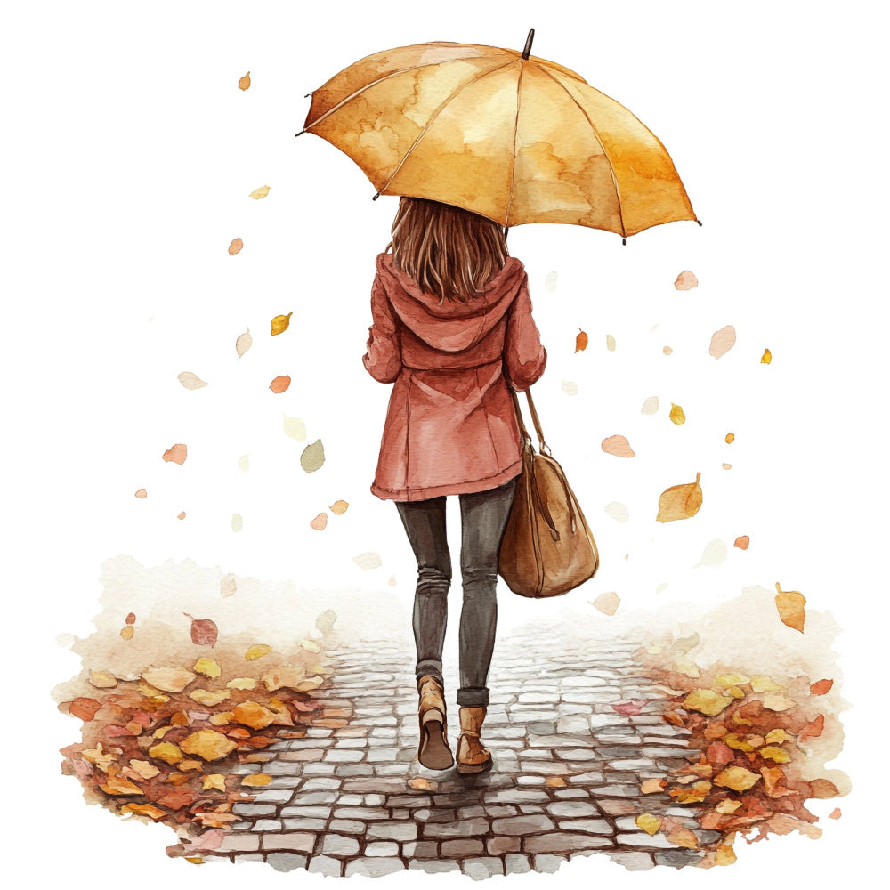 Rainy October Fabric Panel 22