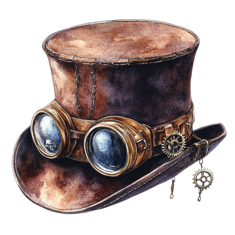 Victorian Steampunk Fabric Panel 33