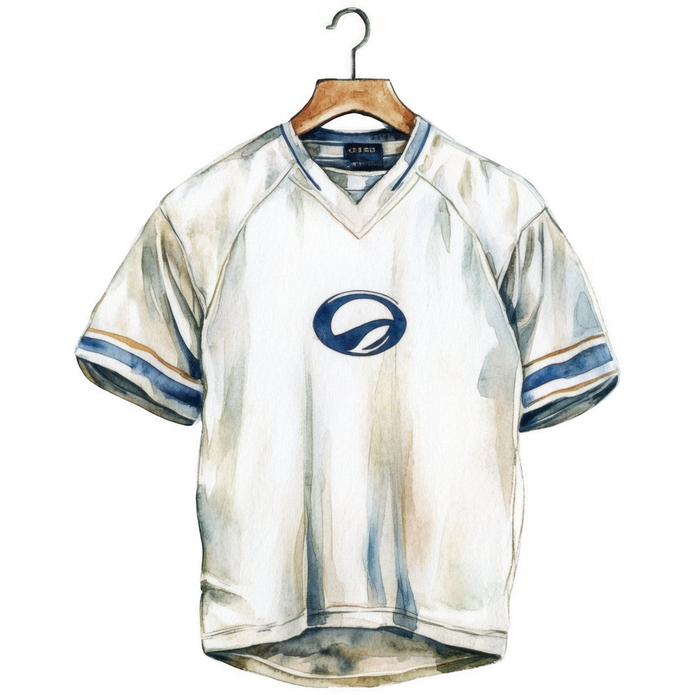 Watercolor Rugby Fabric Panel 2