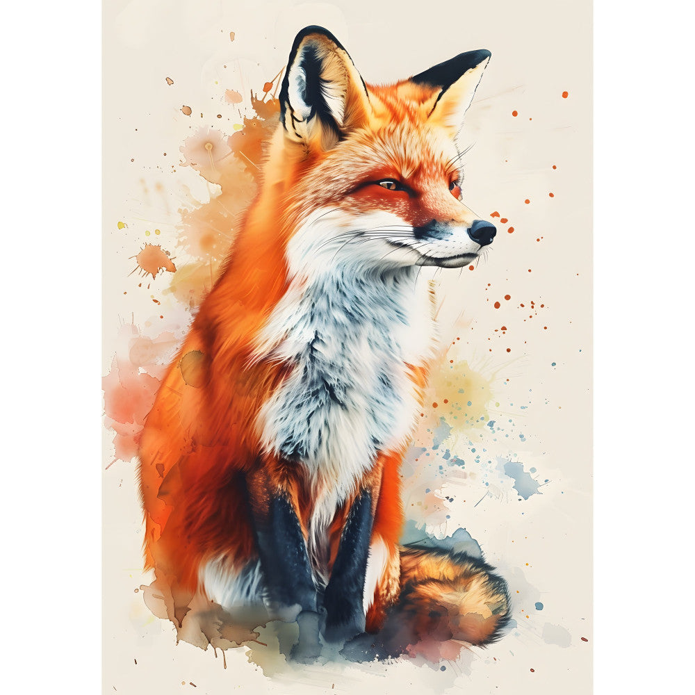 Animal Art Poster Fabric Panel 6