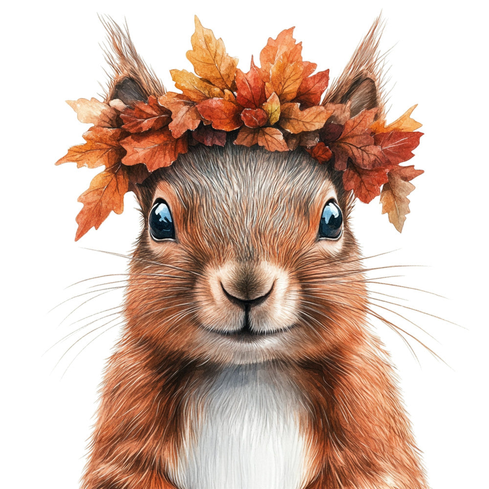 Fall Animal Portrait Fabric Panel 21