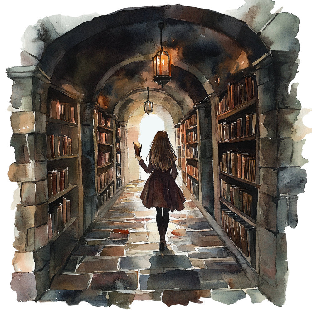 Dark Academia Fabric Panel 12