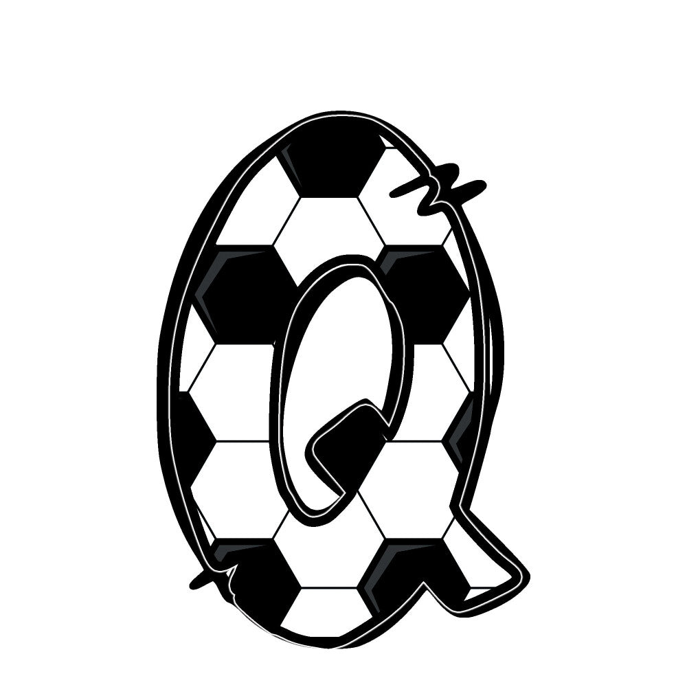 Soccer Alphabet Fabric Panel 16