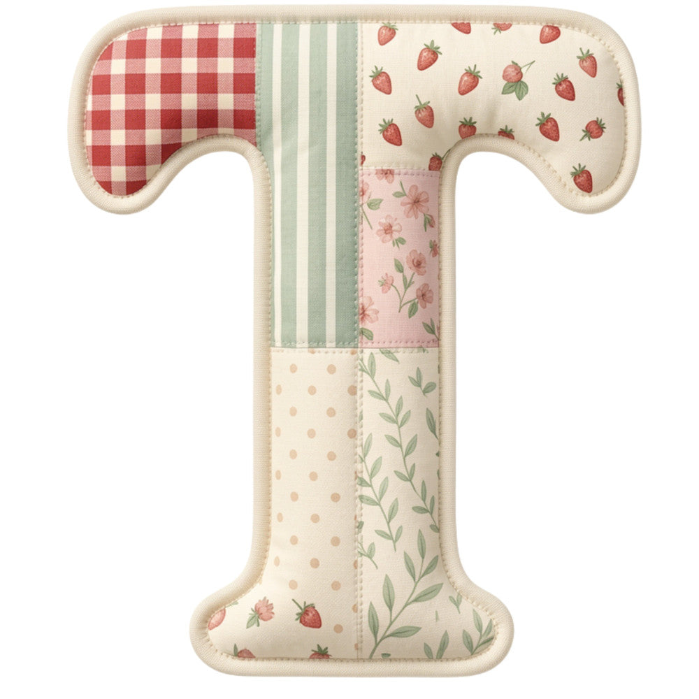 Strawberry Patchwork Fabric Panel 34