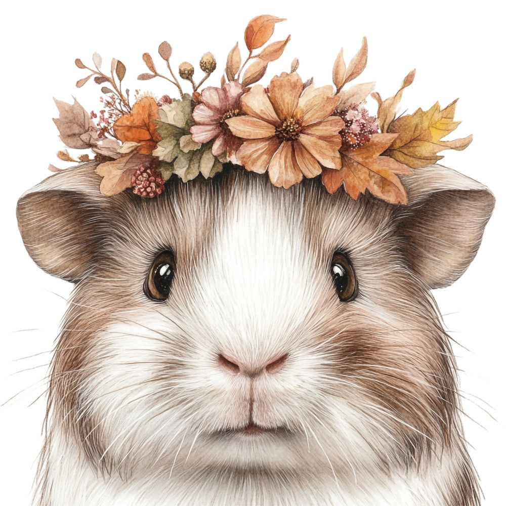 Fall Animal Portrait Fabric Panel 17