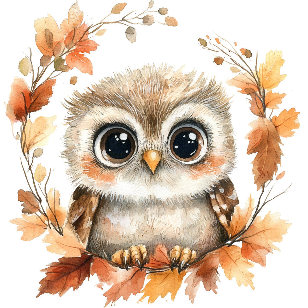 Fall Animal Portrait Fabric Panel 16