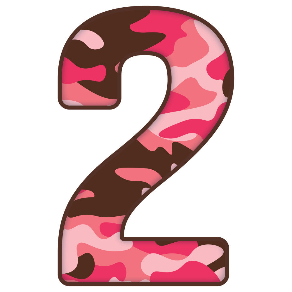 Pink Camo Alphabet Fabric Panel 21