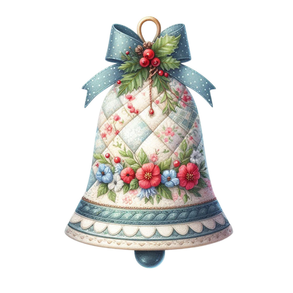 Christmas Patchwork Fabric Panel 16