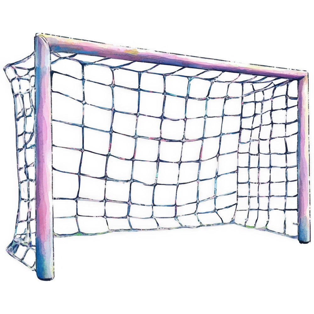 Watercolor Soccer Fabric Panel 13