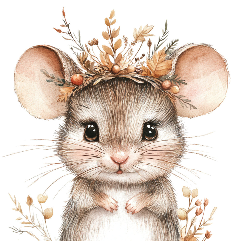 Fall Animal Portrait Fabric Panel 7