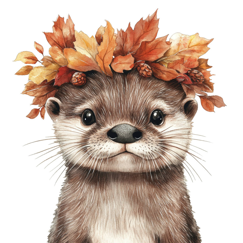 Fall Animal Portrait Fabric Panel 24