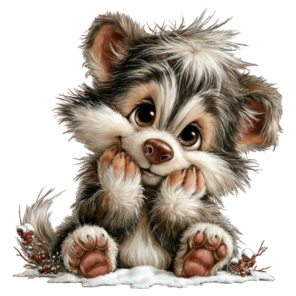 Baby Forest Animals Fabric Panel 21