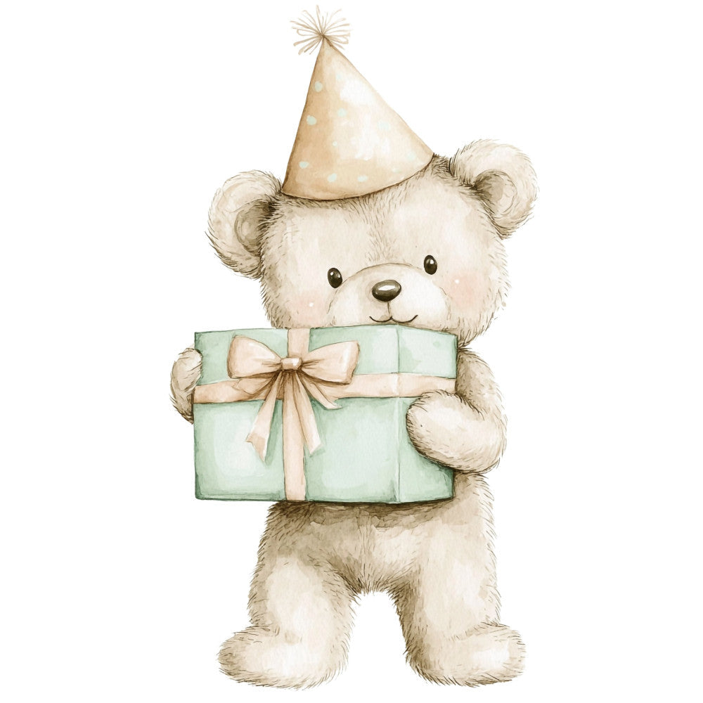 Nursery Teddy Bear Fabric Panel 8