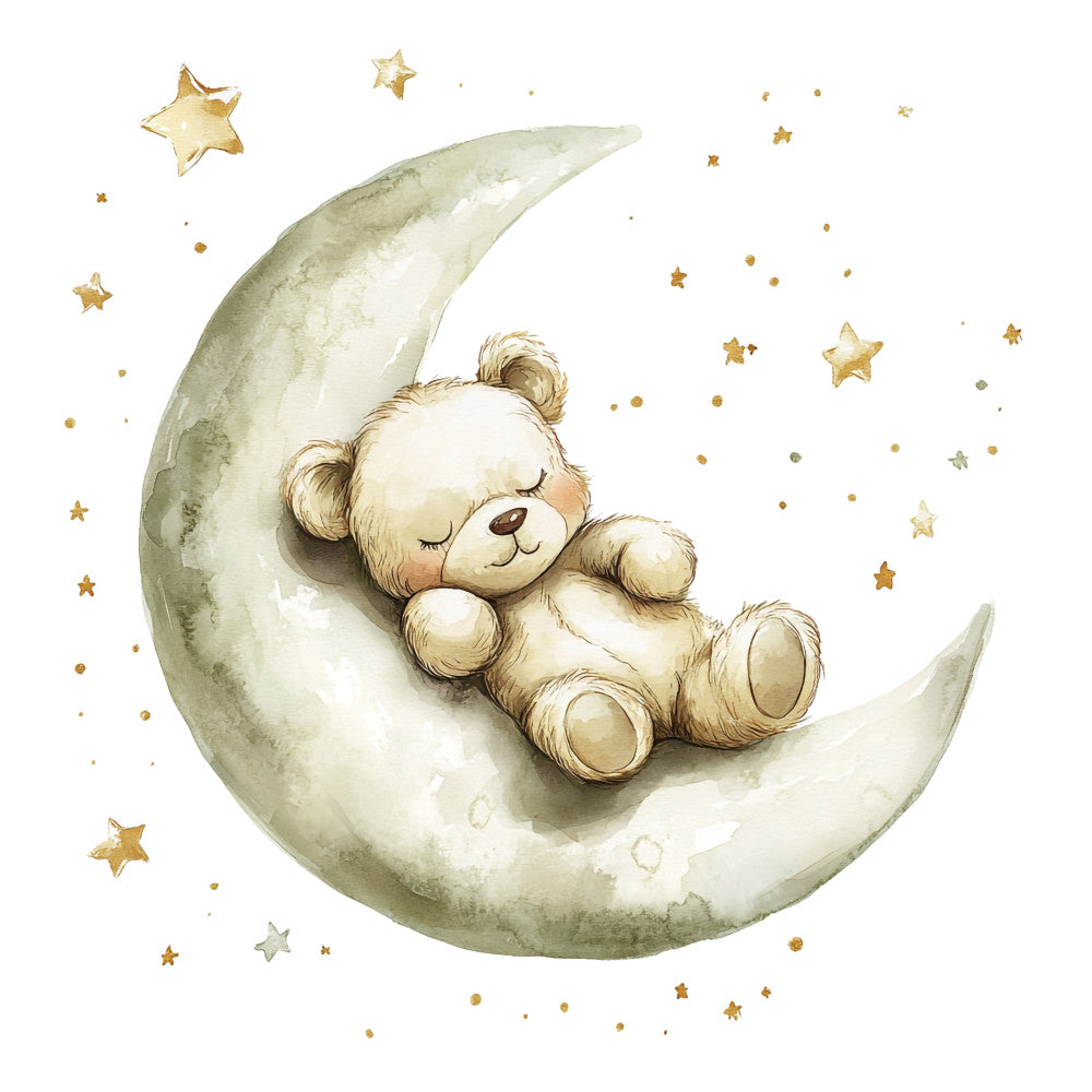 Nursery Teddy Bear Fabric Panel 7