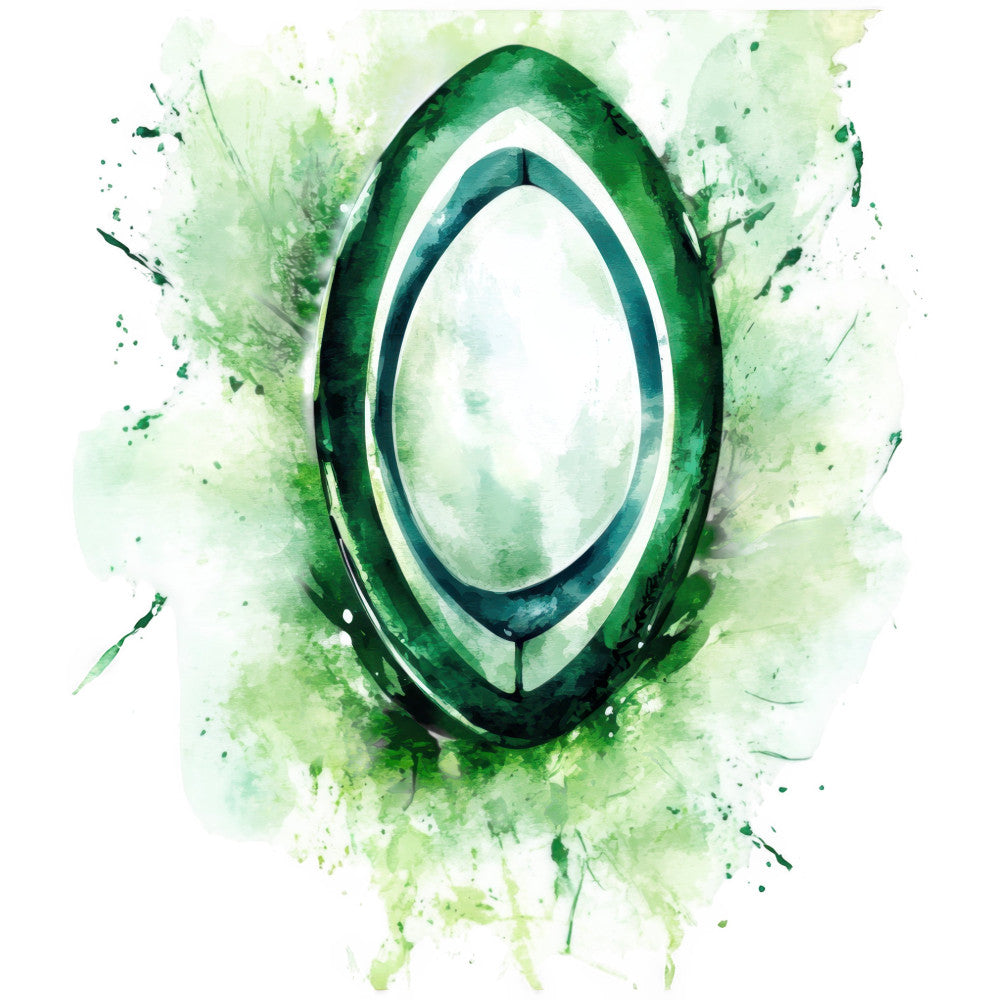 Watercolor Rugby Fabric Panel 20