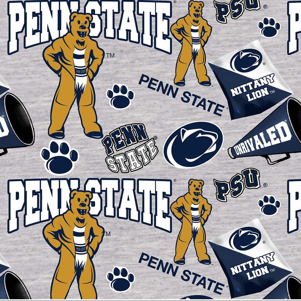 Penn State Nittany Lions - Collegiate Mascot 44"/45" Fabric per yard