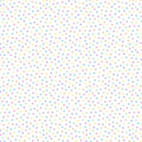 Barely Basics Lots a Dots Quilting Cuddle Pastel Fabric Per Yard